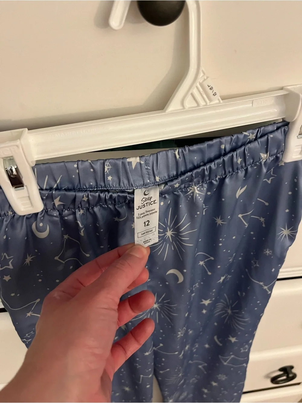 Justice Blue Star & Constellation Pajama Pants
